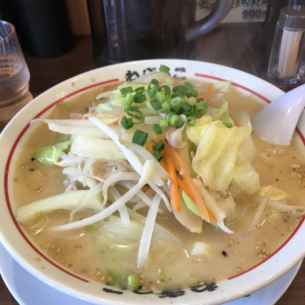 ユーザーが投稿した野菜ラーメン みその写真 - 実際訪問したユーザーが直接撮影して投稿した六丁の目元町ラーメン専門店ねぎっこ 富谷分店の写真