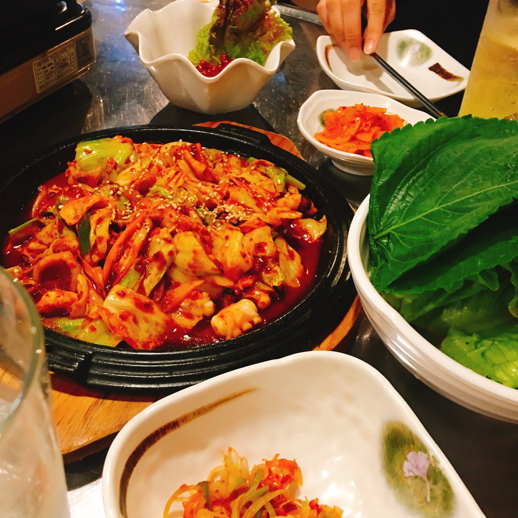 ユーザーが投稿したタコのピリ辛炒めの写真 - 実際訪問したユーザーが直接撮影して投稿した東町韓国料理豚キングの写真