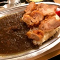 ざんぎカレー - 実際訪問したユーザーが直接撮影して投稿した南四条西定食屋小樽なると屋 ココノススキノ店の写真のメニュー情報