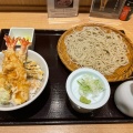 天丼セットLunch - 実際訪問したユーザーが直接撮影して投稿した春日そばソバキチ 東京ドームシティラクーア店の写真のメニュー情報