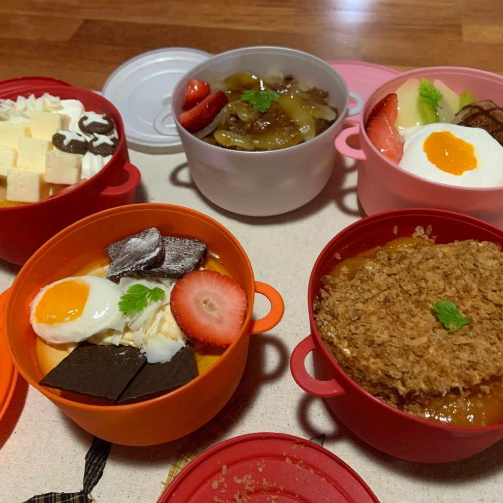 ユーザーが投稿した丼プリンの写真 - 実際訪問したユーザーが直接撮影して投稿した堀カフェアン.ドンプリの写真