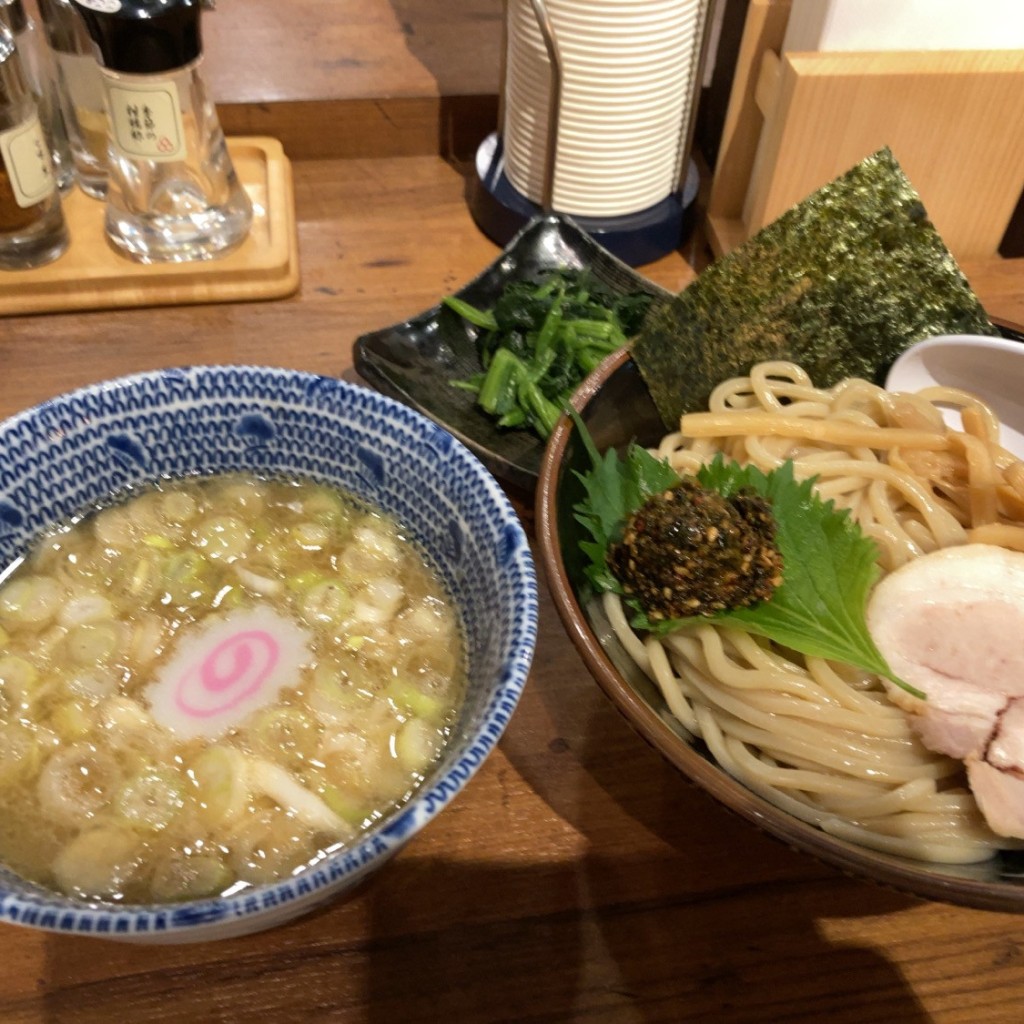 ユーザーが投稿した生七味つけ麺の写真 - 実際訪問したユーザーが直接撮影して投稿した丸の内つけ麺専門店舎鈴 丸の内店の写真