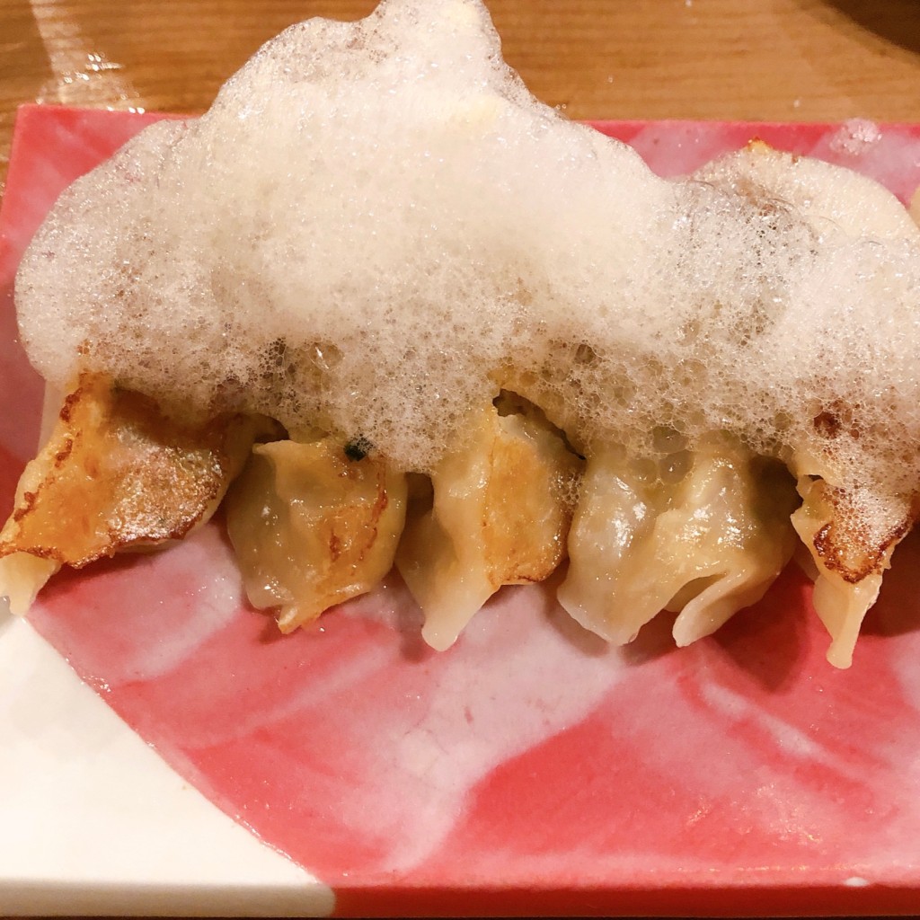 ユーザーが投稿した泡ギョーザ ※しそ味の写真 - 実際訪問したユーザーが直接撮影して投稿した福島野菜料理菜の音の写真