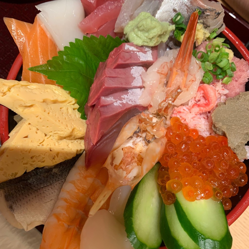 ユーザーが投稿した海鮮丼の写真 - 実際訪問したユーザーが直接撮影して投稿した千代崎回転寿司もりもり寿し イオンモール大阪ドーム店の写真