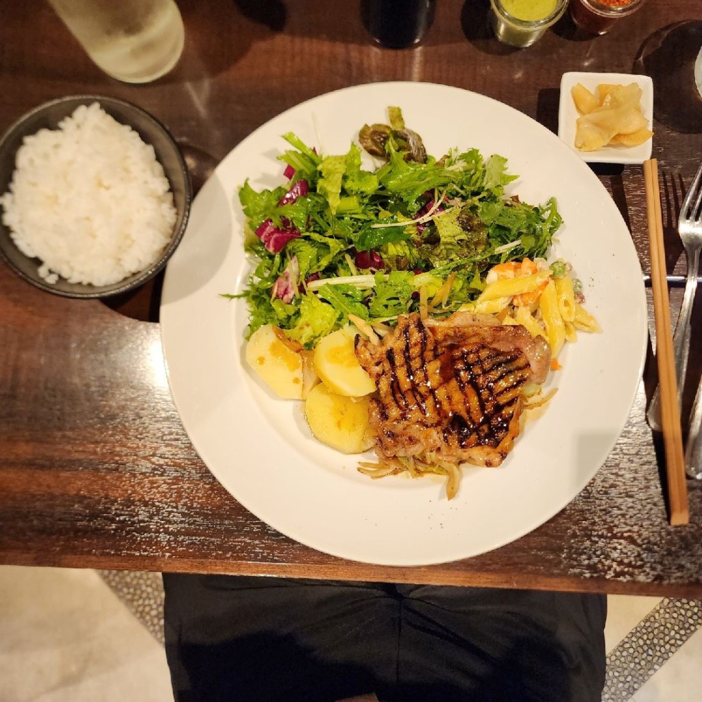 ユーザーが投稿したランチプレートの写真 - 実際訪問したユーザーが直接撮影して投稿した日本橋本石町創作料理日本橋 肉友の写真