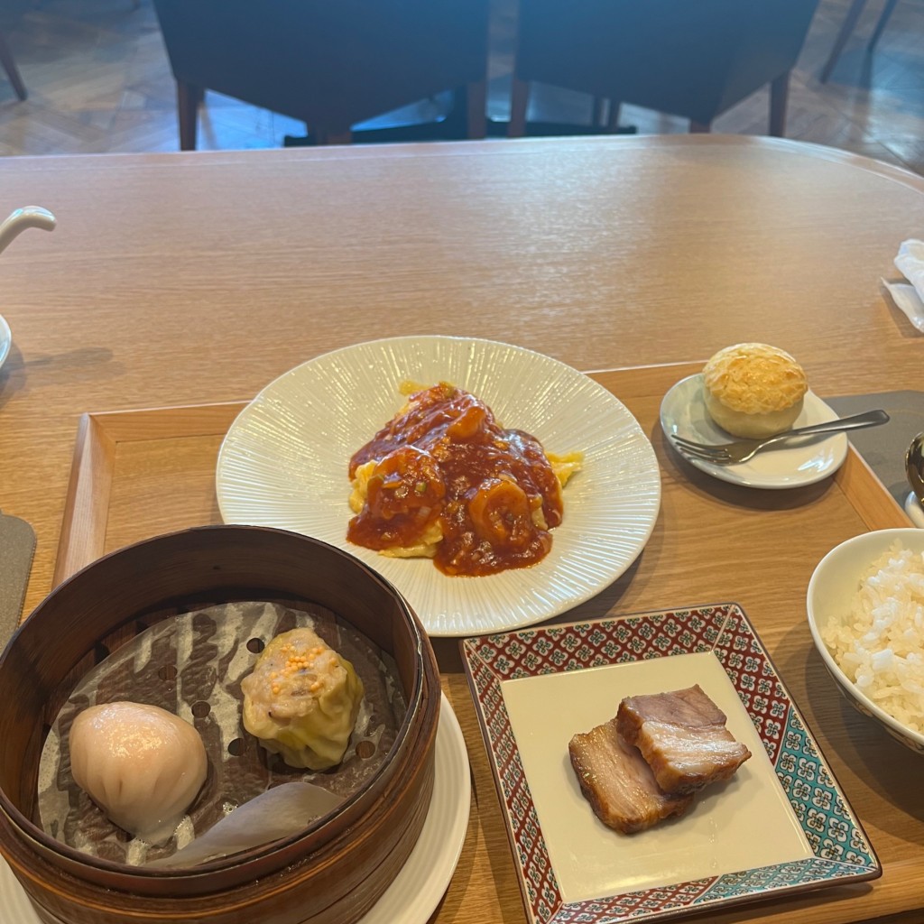 ユーザーが投稿したランチ御膳の写真 - 実際訪問したユーザーが直接撮影して投稿した銀座香港料理CANTON 8 銀座店の写真