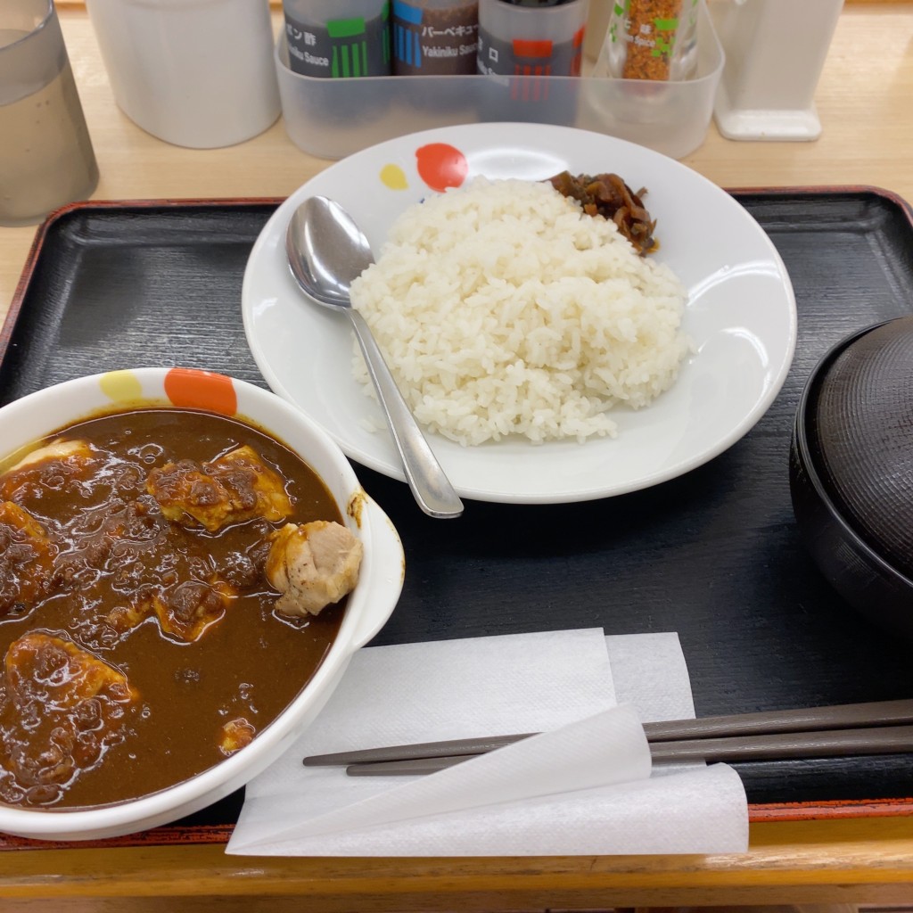 ユーザーが投稿したごろごろチキンカレーの写真 - 実際訪問したユーザーが直接撮影して投稿した太田窪牛丼松屋 浦和太田窪店の写真