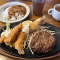 セット - 実際訪問したユーザーが直接撮影して投稿した東平島洋食レストラン ベルクの写真のメニュー情報