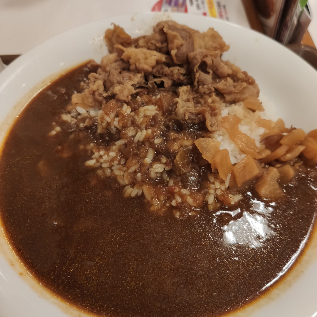 ユーザーが投稿したカレーの写真 - 実際訪問したユーザーが直接撮影して投稿した上本町牛丼すき家 上六店の写真