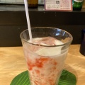 STRAWBERRY LASSI - 実際訪問したユーザーが直接撮影して投稿した本通インドカレースパイスとタンドリー TABLA 八丁堀の写真のメニュー情報