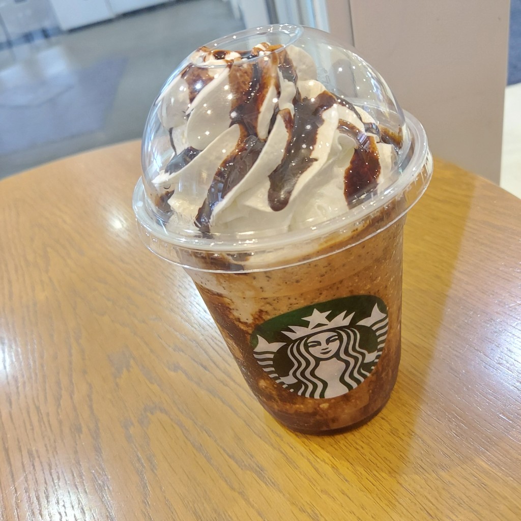 ユーザーが投稿したダブル チョコレート フラペチーノの写真 - 実際訪問したユーザーが直接撮影して投稿した江洲カフェスターバックスコーヒー 具志川メインシティ店の写真