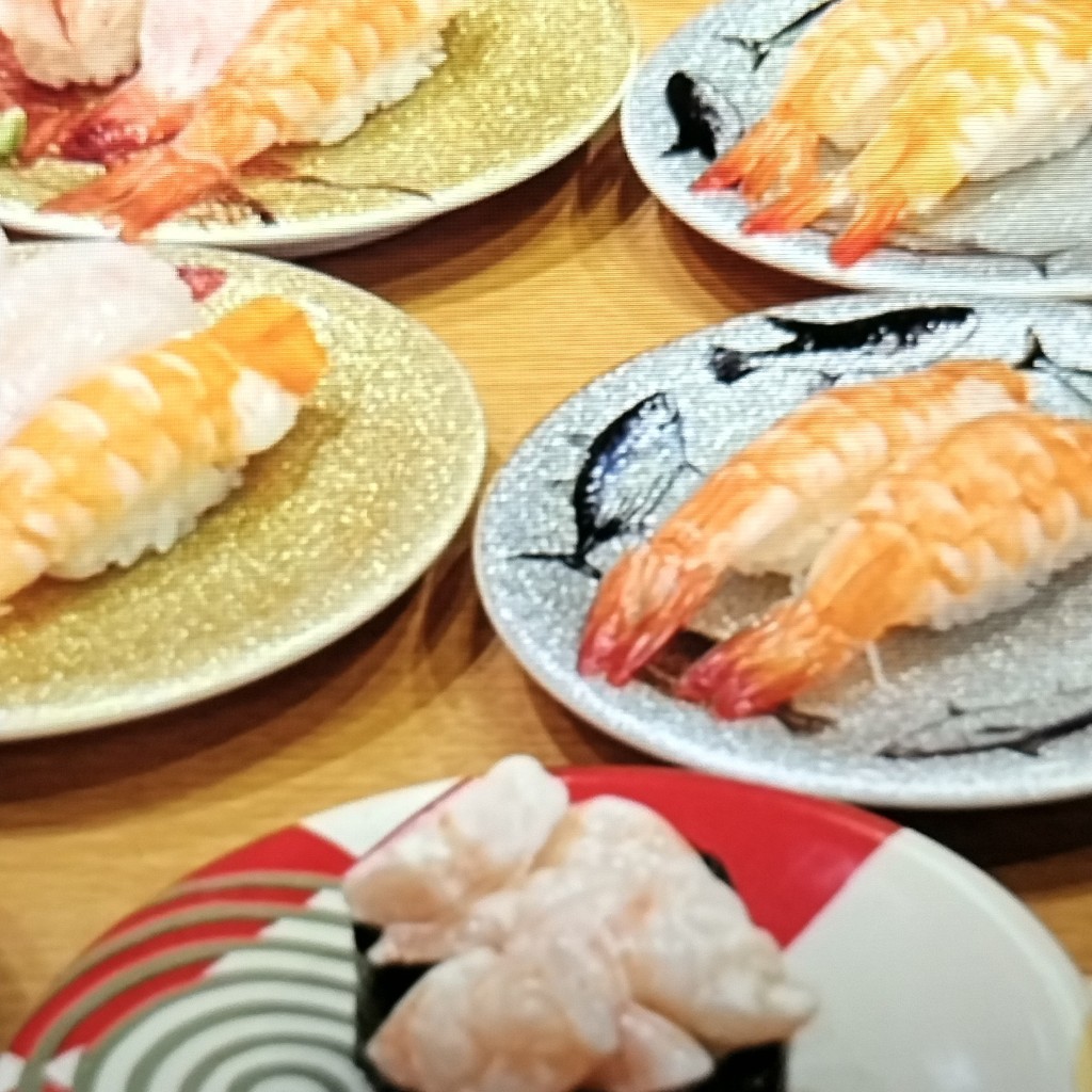 ユーザーが投稿した220円皿の写真 - 実際訪問したユーザーが直接撮影して投稿した久米寿司のん太鮨周南店の写真
