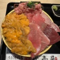 うにマグロ丼 (赤) 酢 - 実際訪問したユーザーが直接撮影して投稿した堺町魚介 / 海鮮料理うに専門店 世壱屋 小樽運河店の写真のメニュー情報