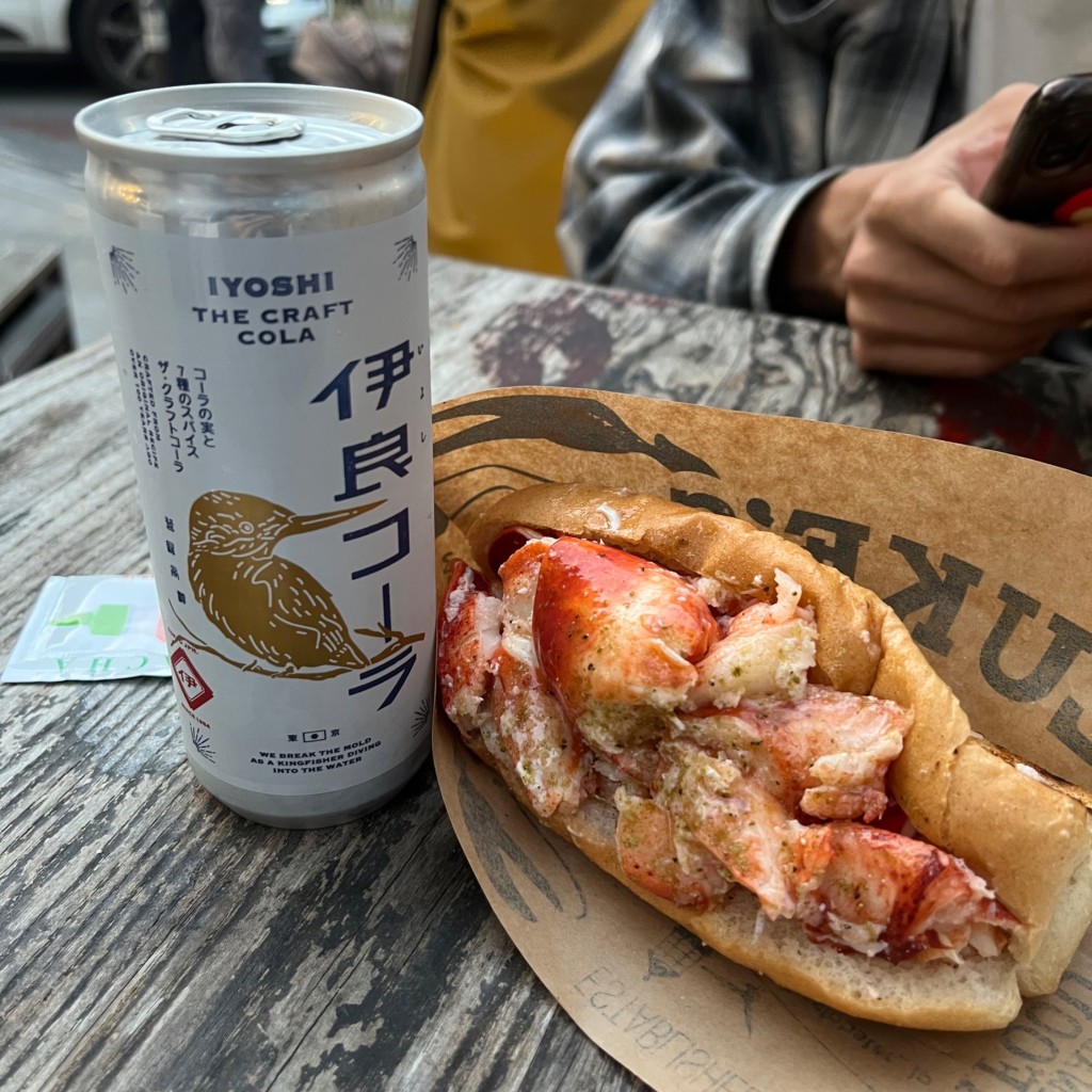 ユーザーが投稿したLOBSTERROLLの写真 - 実際訪問したユーザーが直接撮影して投稿した神宮前サンドイッチルークスロブスター 表参道キャットストリート店の写真