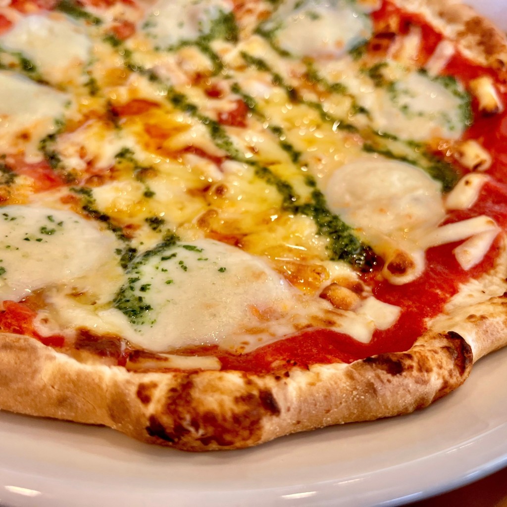 ユーザーが投稿したマルゲリータピザの写真 - 実際訪問したユーザーが直接撮影して投稿した緑ヶ丘中町ファミリーレストランガスト 堺緑ヶ丘中町店の写真