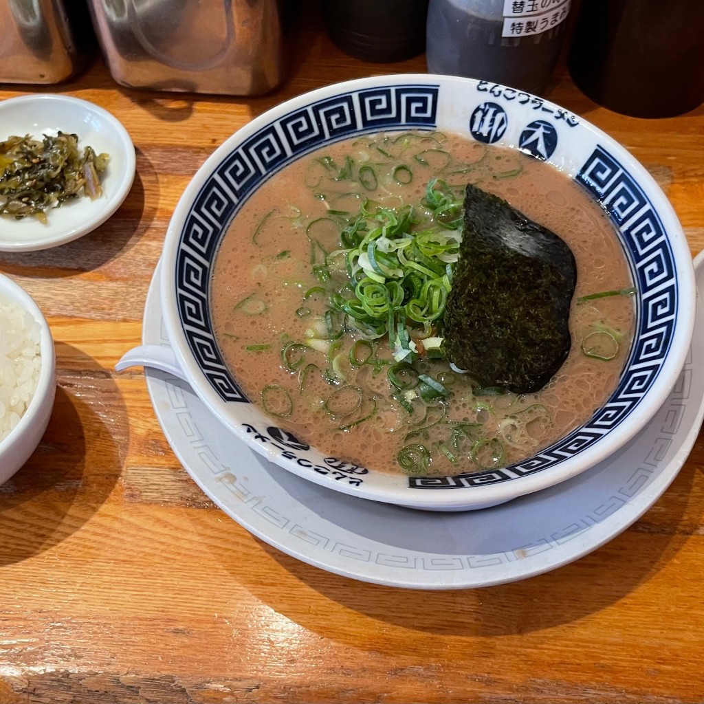 ユーザーが投稿したラーメン Aセットの写真 - 実際訪問したユーザーが直接撮影して投稿した井草ラーメン / つけ麺御天 井草本店の写真