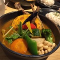 チキンと野菜 - 実際訪問したユーザーが直接撮影して投稿した北沢カレーRojiura Curry SAMURAI 下北沢店の写真のメニュー情報