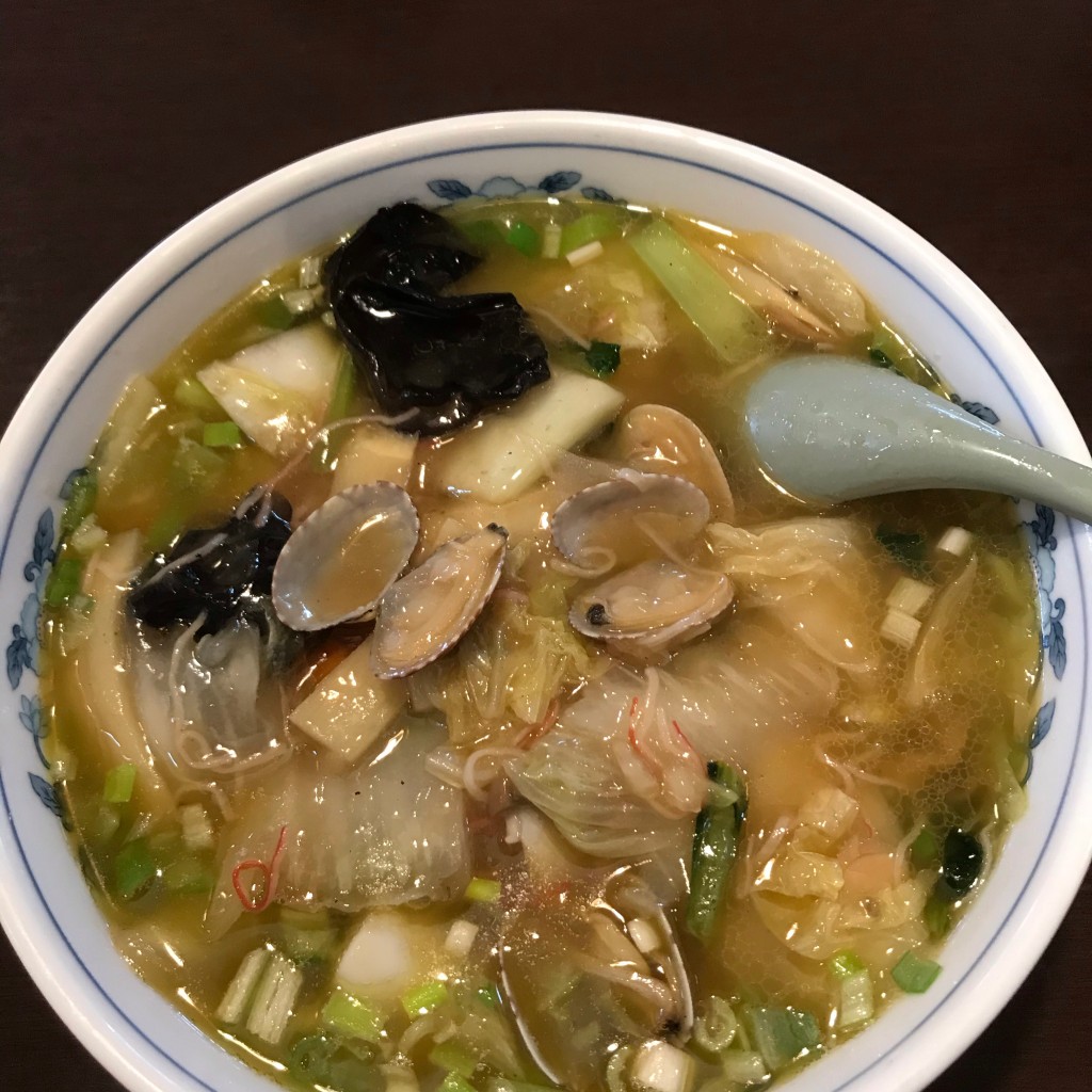 ユーザーが投稿した海鮮ラーメンの写真 - 実際訪問したユーザーが直接撮影して投稿した東大沢台湾料理台湾料理 百楽の写真