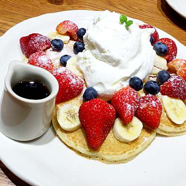 実際訪問したユーザーが直接撮影して投稿した博多駅中央街カフェTHE Original PANCAKE HOUSE HAKATAの写真