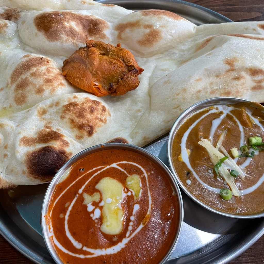 ユーザーが投稿したランチカレーセットの写真 - 実際訪問したユーザーが直接撮影して投稿した安浦町インド料理インドレストラン SUSANの写真