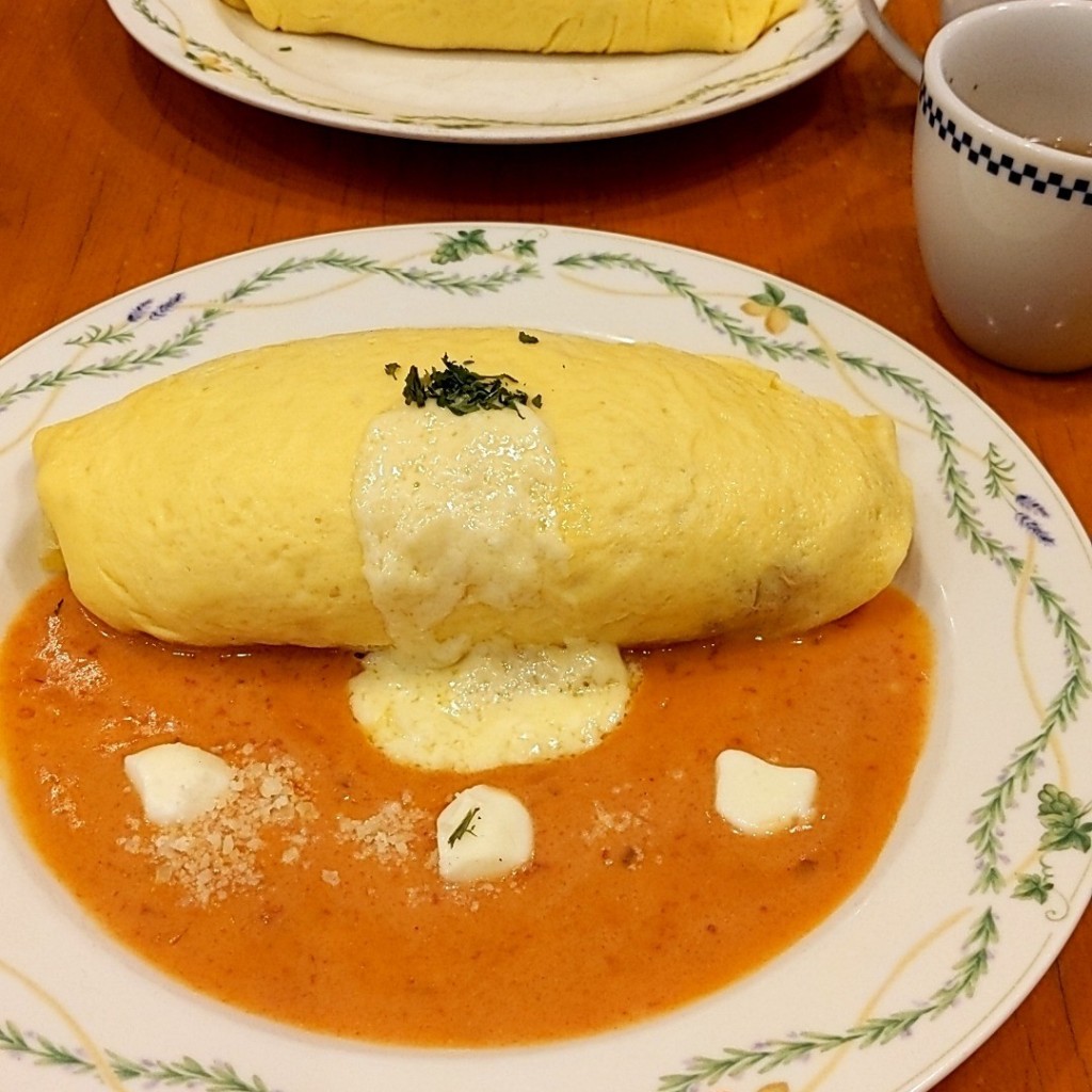 ユーザーが投稿したトマトオムの写真 - 実際訪問したユーザーが直接撮影して投稿した北五条西ファミリーレストラン卵と私 札幌アピア店の写真