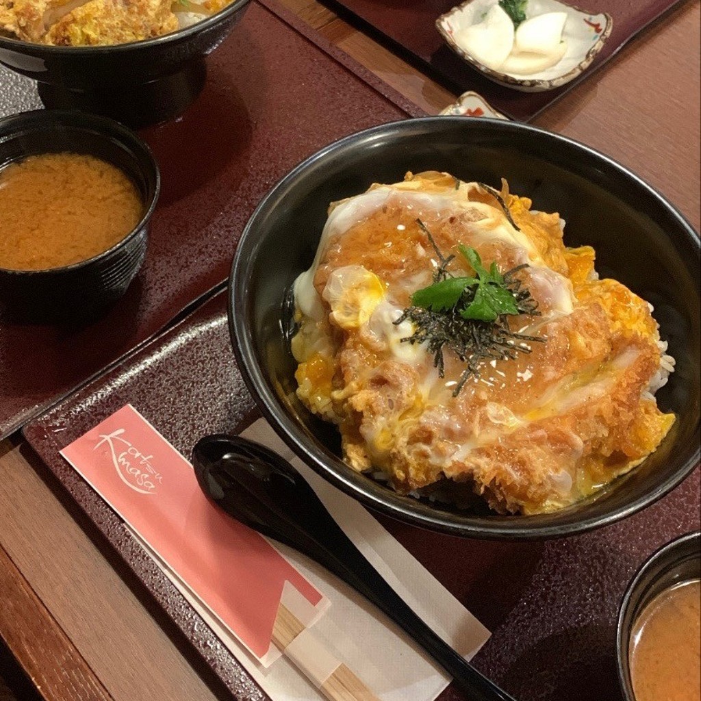 ユーザーが投稿したかつ丼ランチの写真 - 実際訪問したユーザーが直接撮影して投稿した栄とんかつとんかつ&バル かつまさ 伏見の写真