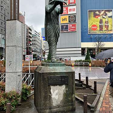 実際訪問したユーザーが直接撮影して投稿した高田馬場銅像山本豊一 平和の女神像の写真