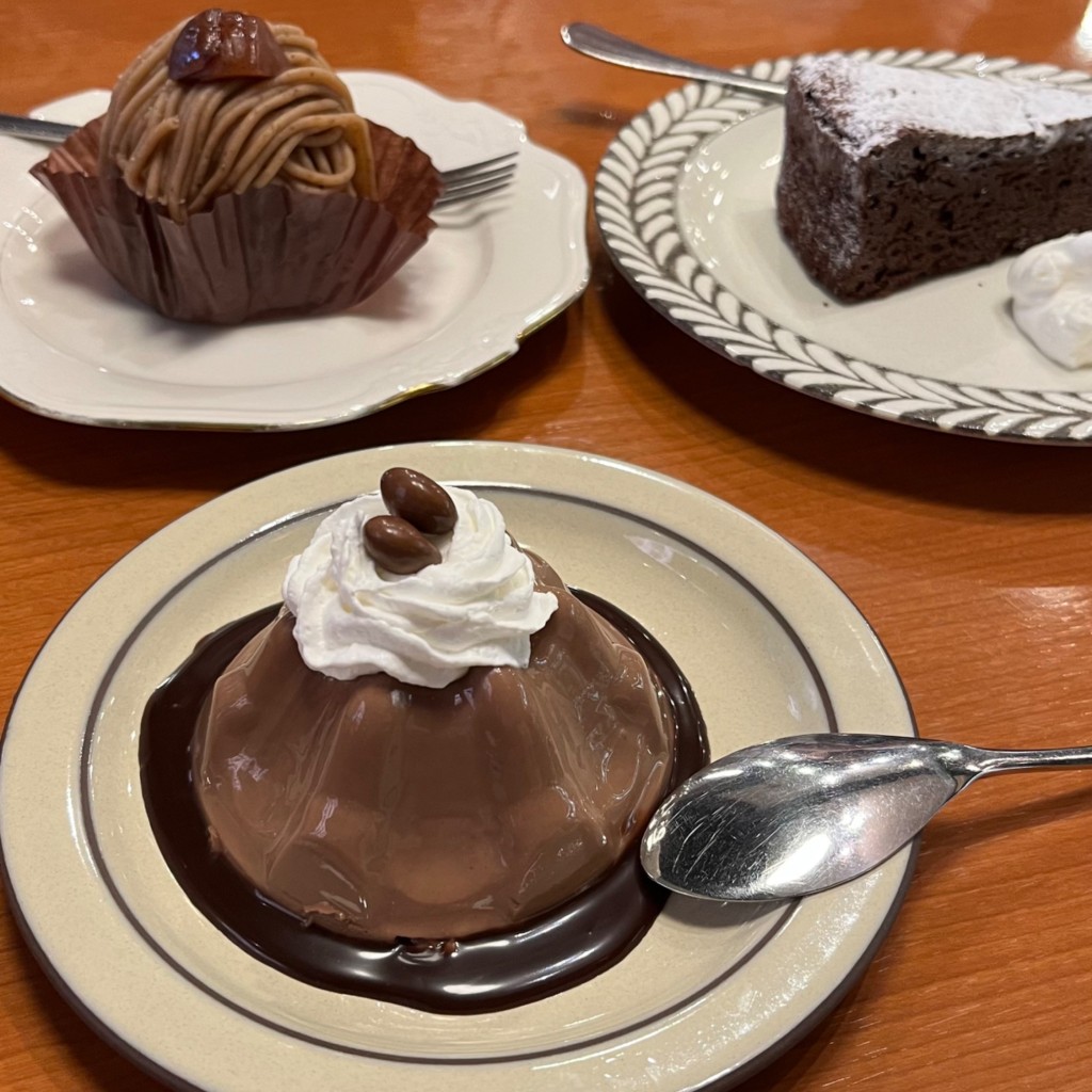 ユーザーが投稿したチョコプリンの写真 - 実際訪問したユーザーが直接撮影して投稿した富士町喫茶店喫茶 、の写真