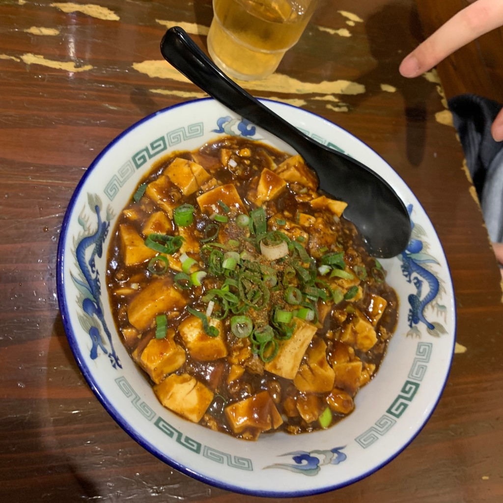 ユーザーが投稿した麻婆丼の写真 - 実際訪問したユーザーが直接撮影して投稿した祇園中華料理藤田屋の写真