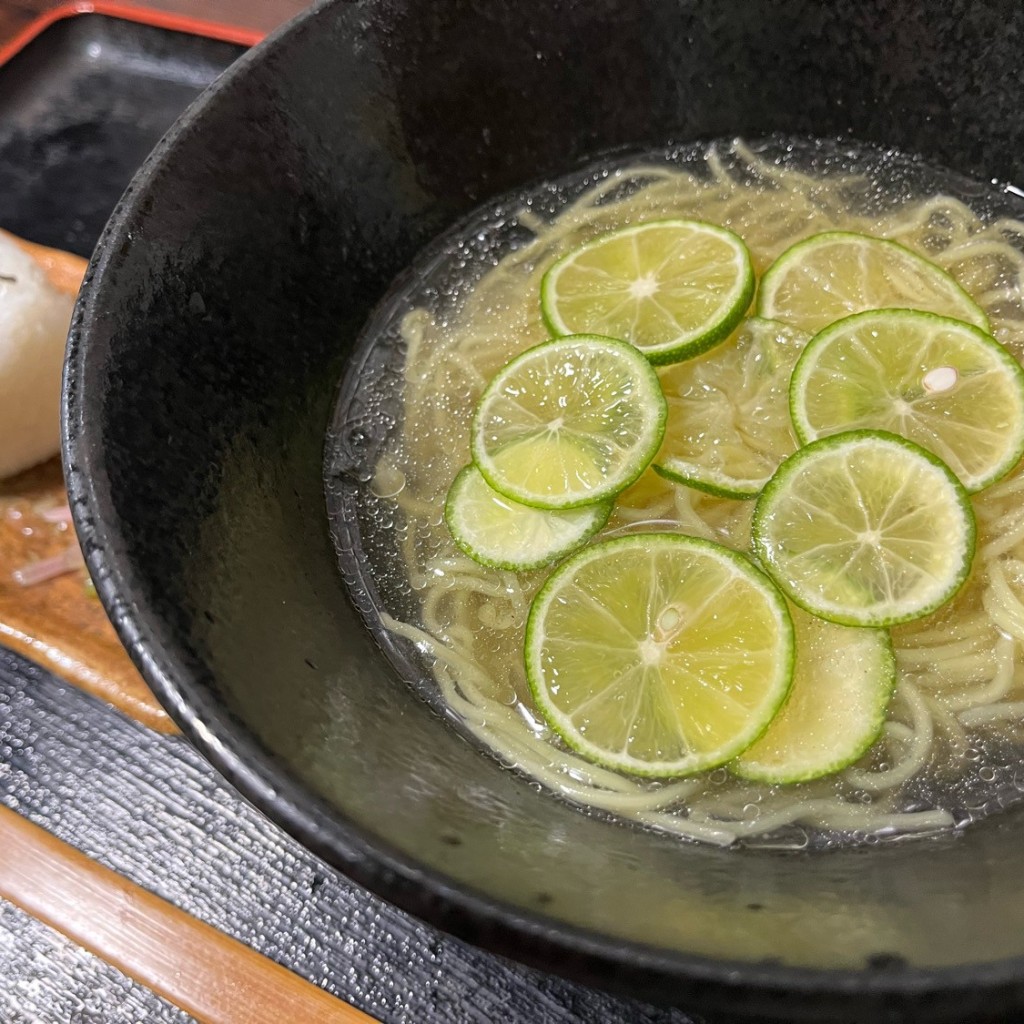 ユーザーが投稿したすだちラーメンセットの写真 - 実際訪問したユーザーが直接撮影して投稿した椿井町居酒屋とよのあかり すずの音の写真