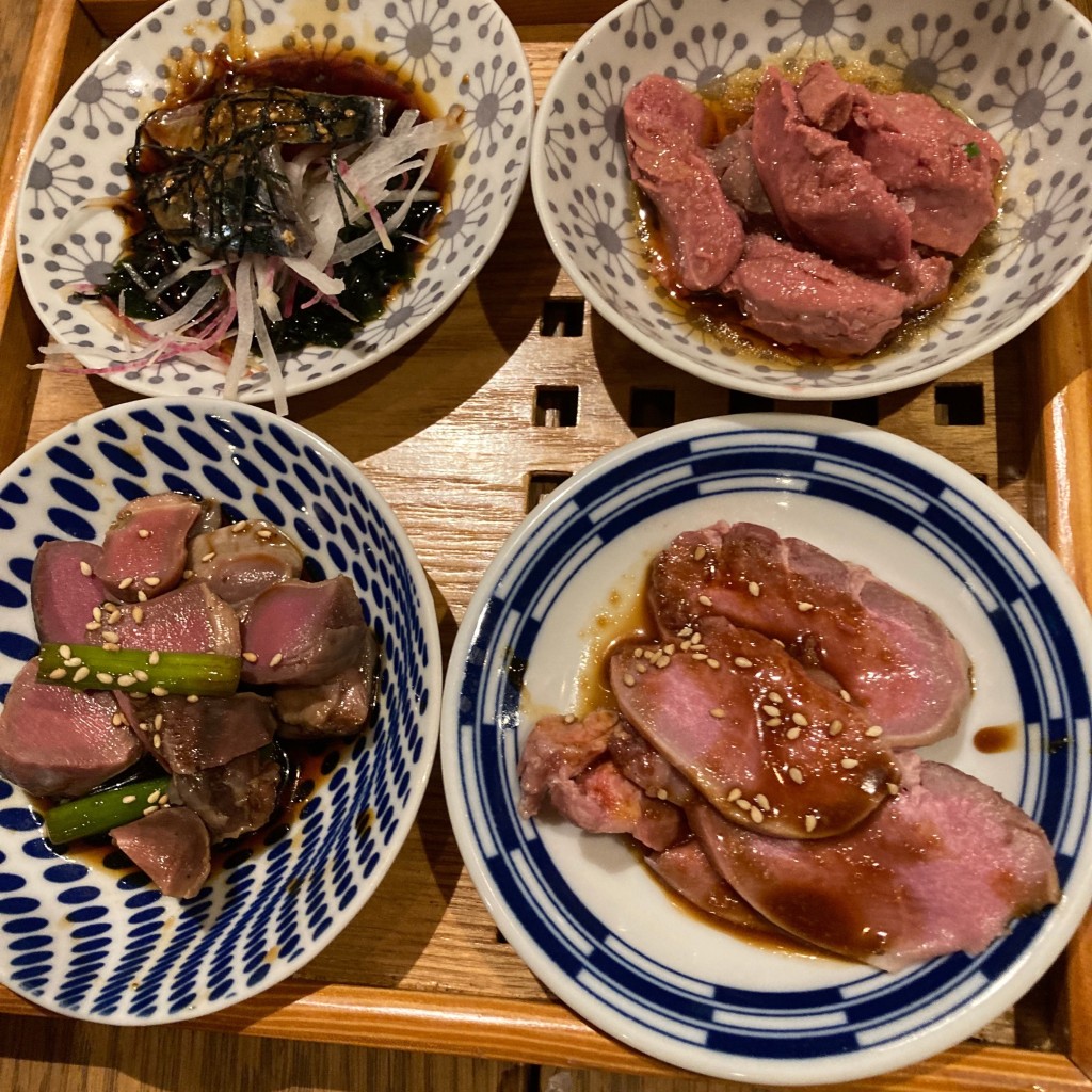 ユーザーが投稿した肉菜盛り合わせの写真 - 実際訪問したユーザーが直接撮影して投稿した赤坂居酒屋うみさと 食堂&酒場の写真