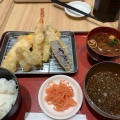 天ぷら定食 - 実際訪問したユーザーが直接撮影して投稿した潮江天ぷら天ぷら 天助 あまがさきキューズモール店の写真のメニュー情報