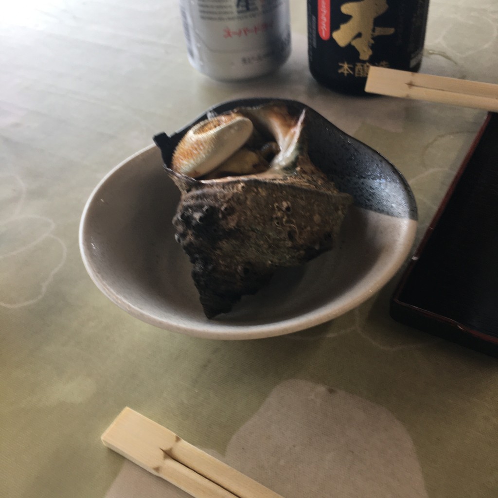 ユーザーが投稿したサザエ壷焼きの写真 - 実際訪問したユーザーが直接撮影して投稿した江の島定食屋見晴亭の写真