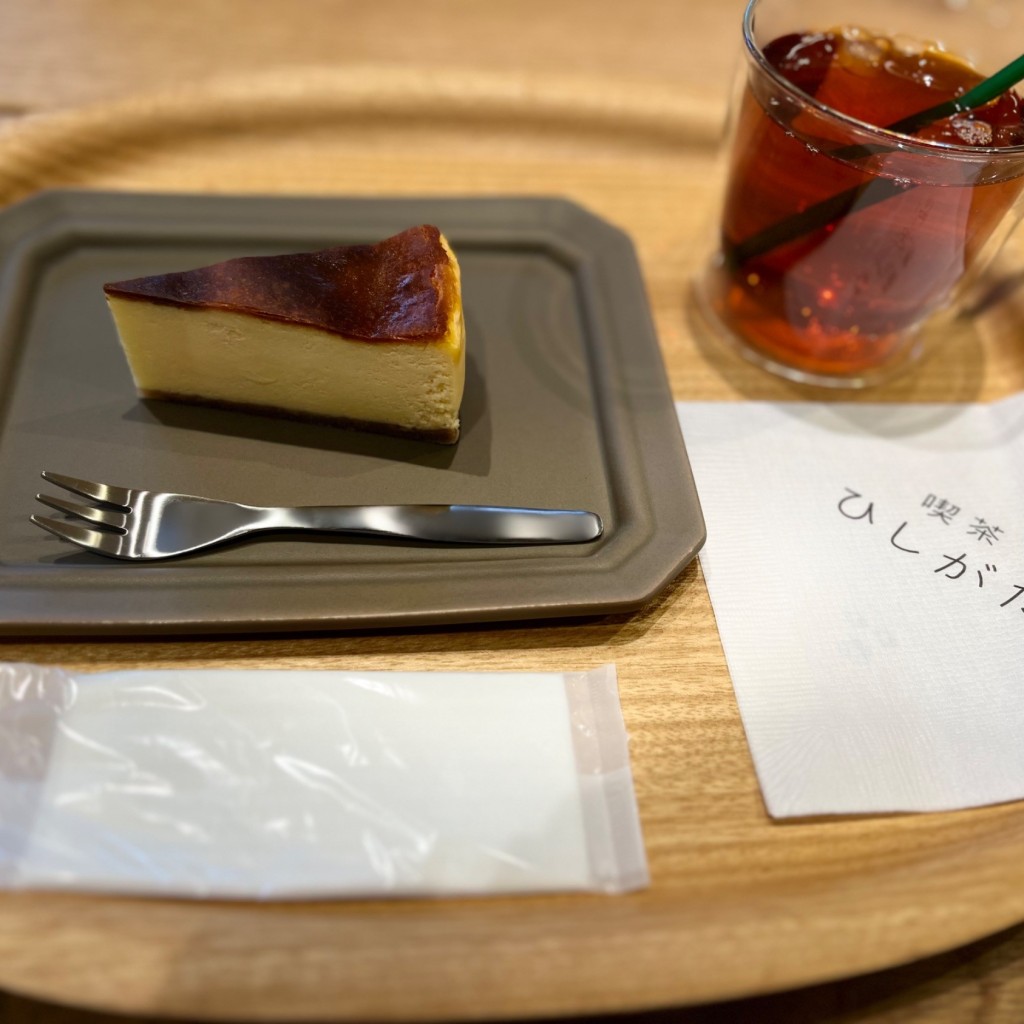 ユーザーが投稿したチーズケーキ4の写真 - 実際訪問したユーザーが直接撮影して投稿した北二十五条東喫茶店喫茶ひしがたの写真