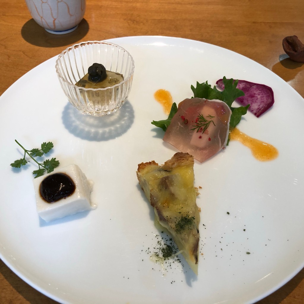 ユーザーが投稿したランチ 雲 前菜の写真 - 実際訪問したユーザーが直接撮影して投稿した五日市創作料理おもてなし料理 鷹の写真