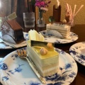 ピスタチオけーき - 実際訪問したユーザーが直接撮影して投稿した一色カフェ鴫立亭 葉山店の写真のメニュー情報