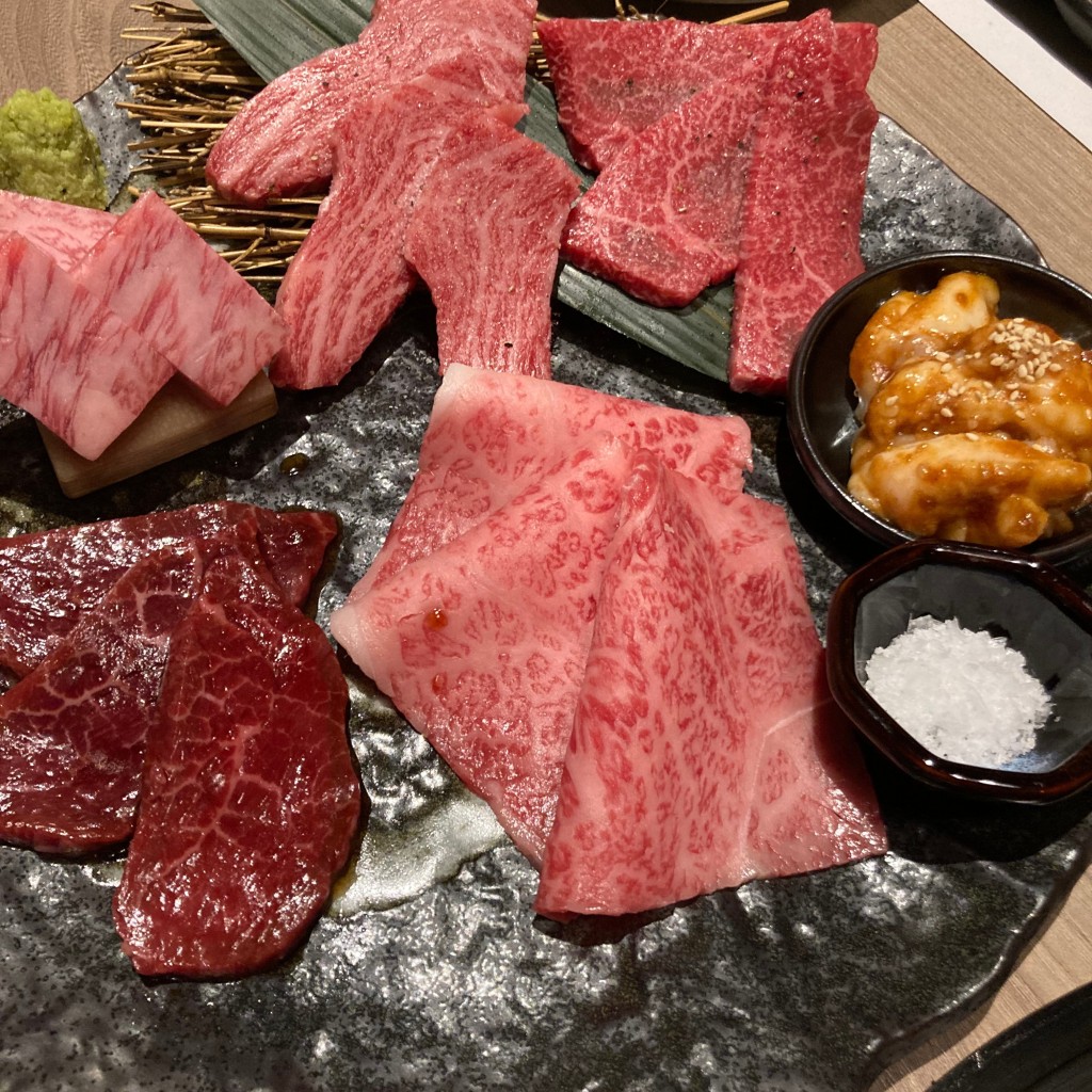ユーザーが投稿したにくTATSU盛りの写真 - 実際訪問したユーザーが直接撮影して投稿した神南焼肉近江うし焼肉 にくTATSU 渋谷店の写真