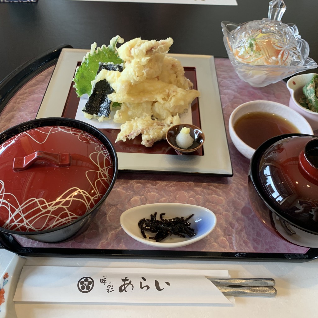 実際訪問したユーザーが直接撮影して投稿した千代田町姉和食 / 日本料理味彩 あらいの写真