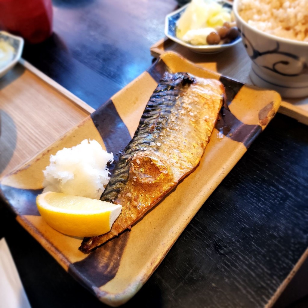 ユーザーが投稿したサバの塩焼き Lunchの写真 - 実際訪問したユーザーが直接撮影して投稿した軽井沢和食 / 日本料理レストラン酢重正之 軽井沢の写真