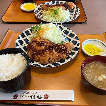 実際訪問したユーザーが直接撮影して投稿した飯坂町平野とんかつトンカツ利福の写真