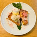 実際訪問したユーザーが直接撮影して投稿した相模大野カフェwaffle shuffleの写真