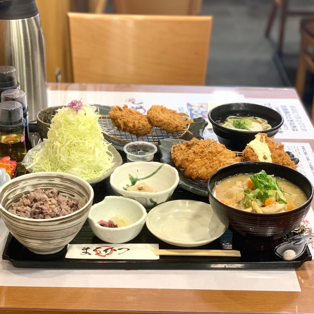 りんちゃんうさぎさんが投稿した小明町とんかつのお店まるかつ生駒店/マルカツイコマテンの写真