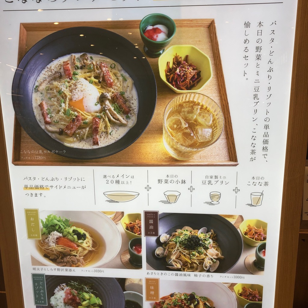 実際訪問したユーザーが直接撮影して投稿した錦町パスタこなな ルミネ大宮店の写真