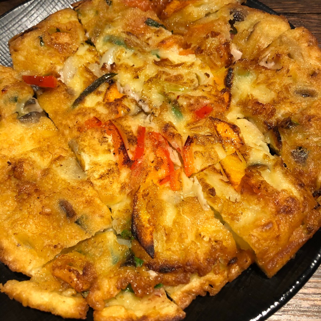 ユーザーが投稿した海鮮チヂミの写真 - 実際訪問したユーザーが直接撮影して投稿した長町韓国料理韓国料理 プヨ 長町店の写真