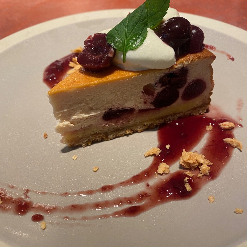 ユーザーが投稿したDinner Cheesecakeの写真 - 実際訪問したユーザーが直接撮影して投稿した千駄ヶ谷アメリカ料理tavern on Sの写真