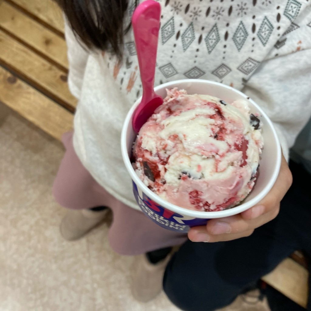 ユーザーが投稿したレギュラーカップの写真 - 実際訪問したユーザーが直接撮影して投稿した田辺中央アイスクリームサーティワン アル・プラザ京田辺店の写真