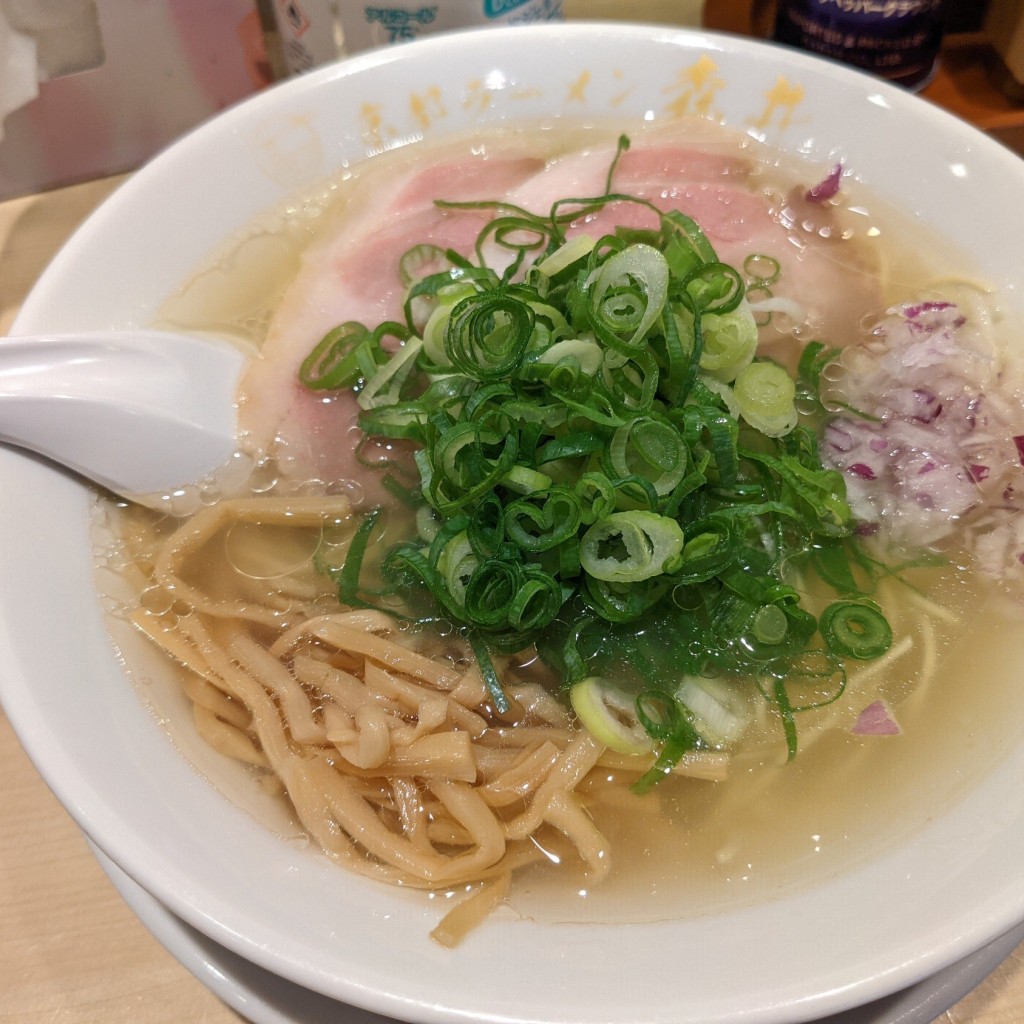 ユーザーが投稿した塩ラーメンの写真 - 実際訪問したユーザーが直接撮影して投稿した揚場町ラーメン専門店京都ラーメン 森井 飯田橋店の写真