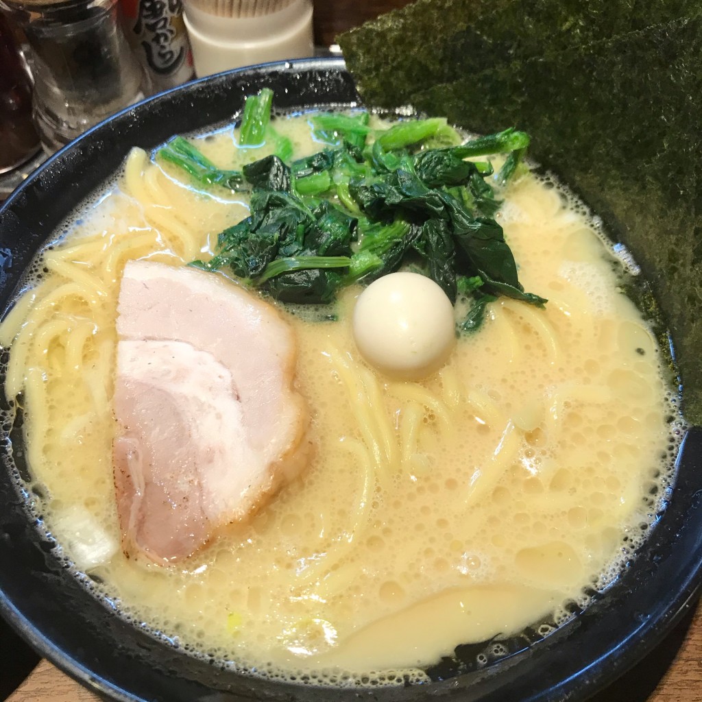 ユーザーが投稿した醤油ラーメンの写真 - 実際訪問したユーザーが直接撮影して投稿した東大井ラーメン専門店濃厚豚骨ラーメン 濱虎家の写真