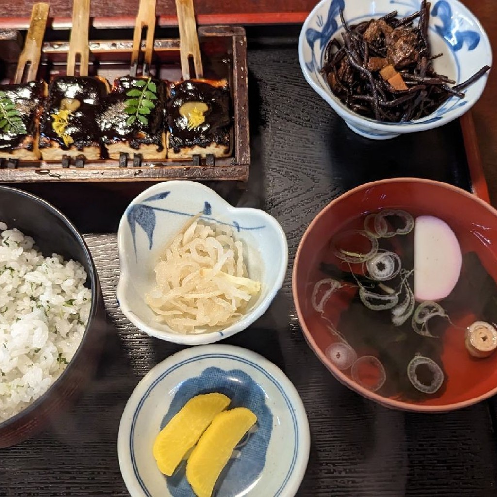 ユーザーが投稿したでんがく定食の写真 - 実際訪問したユーザーが直接撮影して投稿した神屋町和食 / 日本料理喜安の写真