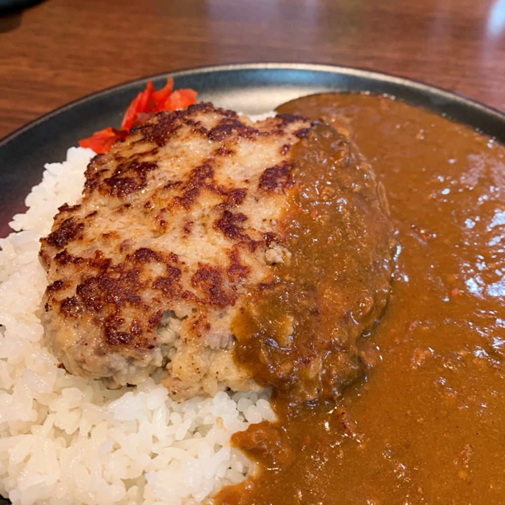 popoponさんが投稿した市名坂ハンバーグのお店ハンバーグ&カレー専門店 919/ハンバーグ カレーセンモンテン クイックの写真